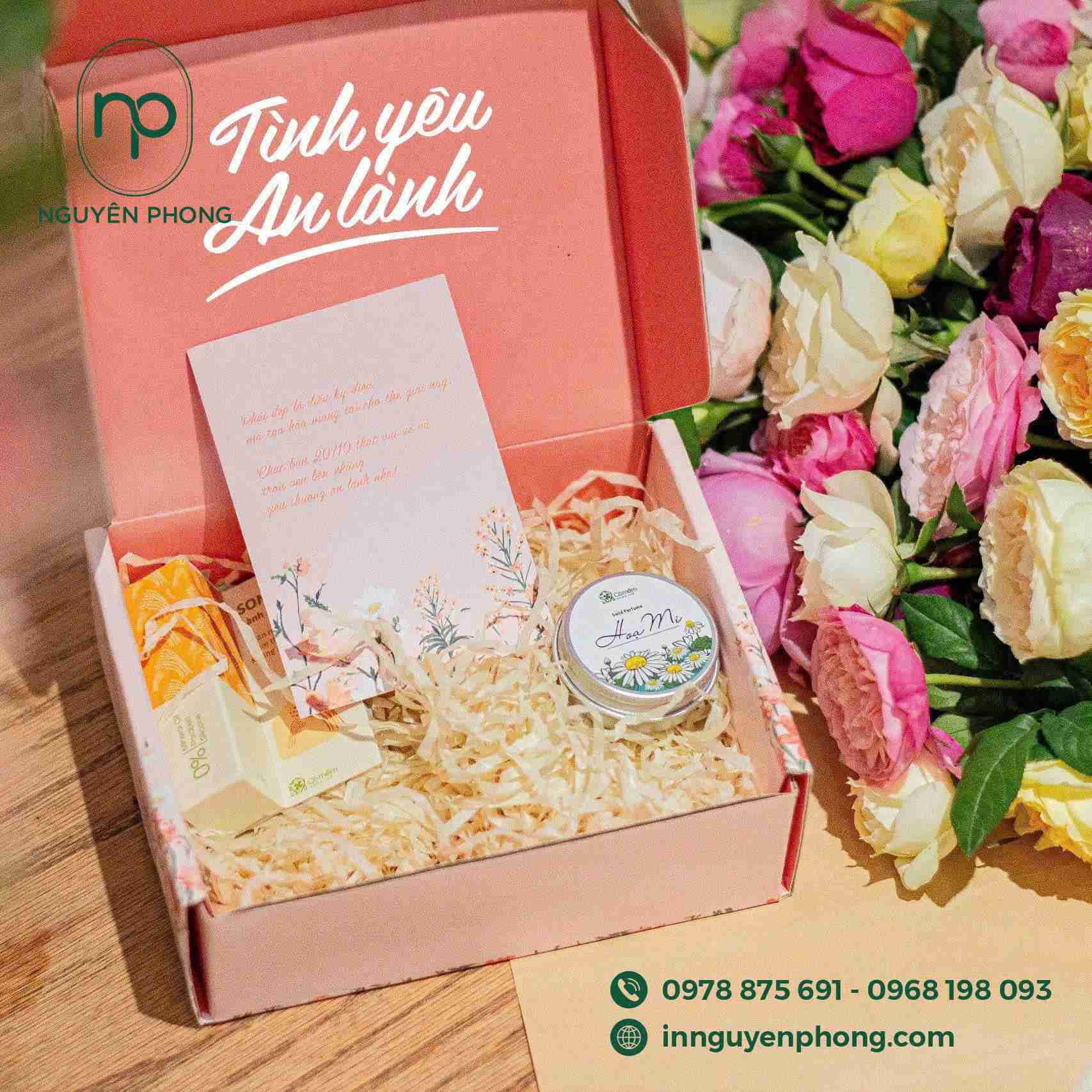 In thiệp viết lời chúc, lời tâm tình cho người nhận